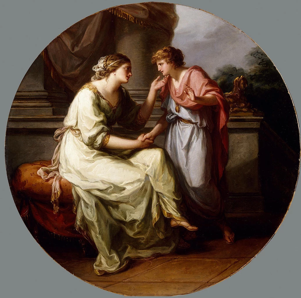 Angelika Kauffmann - 115, Papirius supplica la madre di rivelare i segreti del senato roman, Denver Art Museum
